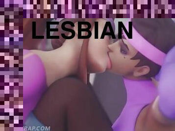 Brigitte and Sombra Lesbian Workout