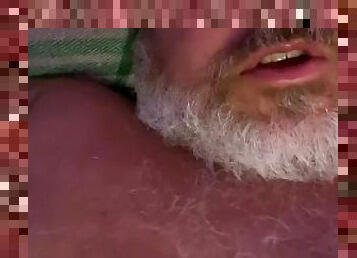 papa, amateur, ejaculation-sur-le-corps, gay, joufflue, danse, solo, pappounet, ours