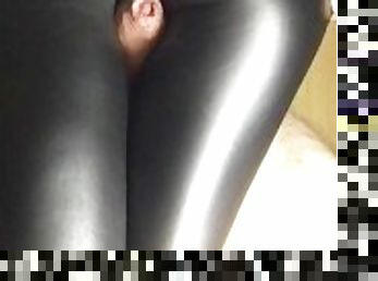 Thigh Job Shiny Leggings No Cum