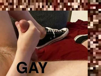 Masturbating in Converse