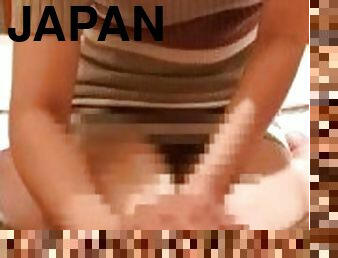 Japanese Amateur 4: Slender Nao lotion handjob with beautiful fingers POV
