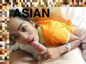 asia, payudara-besar, penis-besar, deepthroat-penis-masuk-ke-tenggorokan, sudut-pandang, dicukur, berambut-cokelat, payudara-kecil