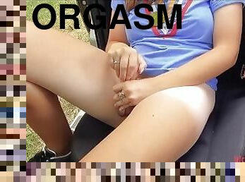 besar-huge, mastubasi, orgasme, umum, vagina-pussy, muncrat, amatir, mainan, mobil, normal