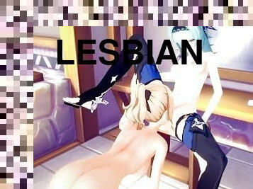 купання, лесбіянка-lesbian, хентай, солодка, 3d