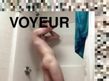 bagno, gay, videocamera, voyeur, danza, doccia, bagnate, twink, selvaggi