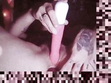 Petite horny goth princess Anal Dildo fuck with vibrator on my swollen clit