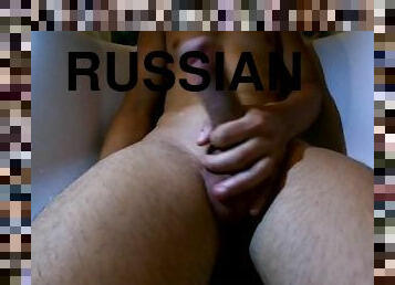 rusia, remaja, manis, seorang-diri, penis