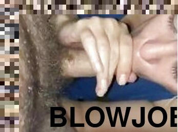 Blonde blow job