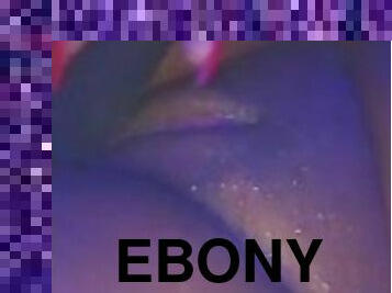 Ebony Masturbate In Shower