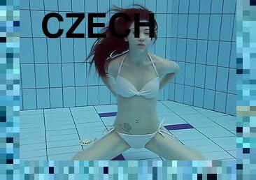 Roxalana Cheh Sexy Redhead Underwater