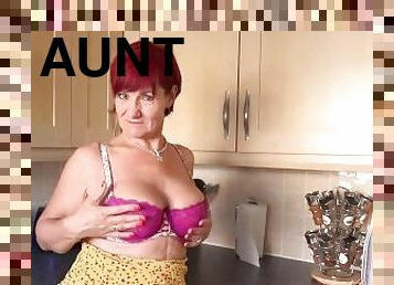 Aunt Judy's XXX - 64yo Redhead GILF Housewife Mrs. Linda JACKS YOU OFF & SUCKS YOUR COCK