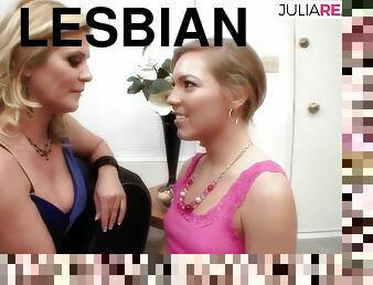 lesbian, dostyň-ejesi, ýaş, blondinka, tejribeli
