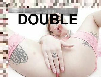 Freddy Gong And Ivy Maddox In Blonde Bombshell Ivy Double Penetrated Roughly By Two Massi