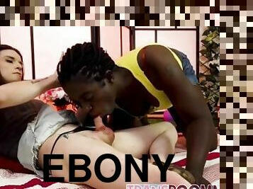Ebony Trans Ana Andrews Gets Picnic Interrupted By Bareback Anal