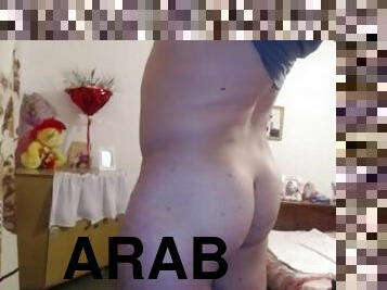 Strong alpha arab showing his ass