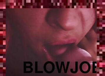 amatør, blowjob, cumshot, stor-pikk, hjemmelaget, par, brasil, rødhåret, cum, frekk