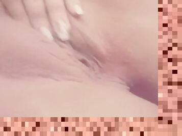 The MILF stuck her fingers in her wet pussy. Private, homemade porn.