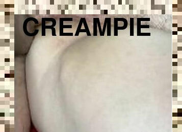 rumpe, fusk, hårete, pussy, kone, amatør, eldre, creampie, bbw, cum