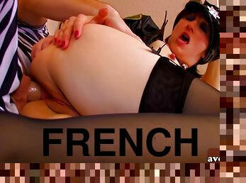 French Police Girl Get Homemade Anal Fuck