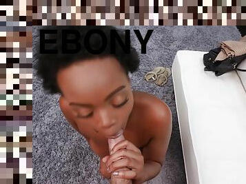 Ebony Amateur With Juicy Curves Blows