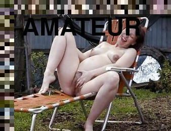 kıllı, mastürbasyon-masturbation, meme-uçları, boşalma, açıkhava, hamile, amcık-pussy, amatör, oyuncak, yapay-erkeklik-organı