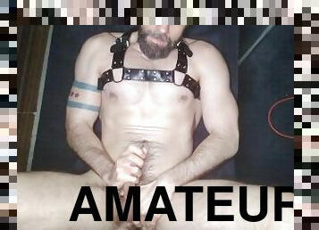 Bearded jock jerks off in a sling, full video at JUSTFOR.FANS/PJANDTHEBEAR