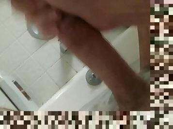 masturbation, amateur, énorme-bite, secousses, point-de-vue, ejaculation, horny, solo, bite