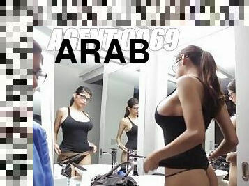 BANGBROS - Arab Secret Agent Mia Khalifa Takes BBC Bareback, She's On A Mission