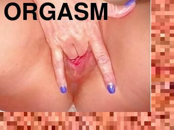 mastubasi, orgasme, vagina-pussy, amatir, permainan-jari, pertama-kali, berambut-pirang, vagina-vagina, basah