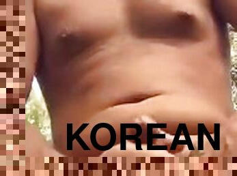 mastubasi, amatir, cumshot-keluarnya-sperma, penis-besar, handjob-seks-dengan-tangan-wanita-pada-penis-laki-laki, seorang-diri, dicukur, korea, penis