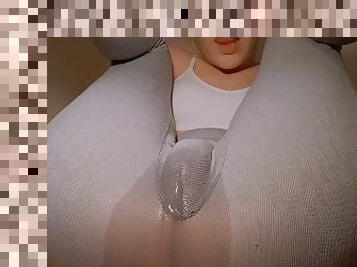 Wet leggings, SQUIRTING ORGASM