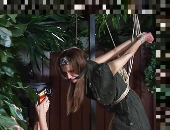 Eufrat And Michelle Jungle Bondage