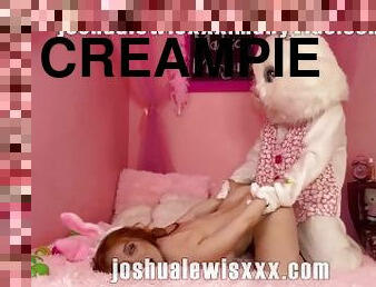Madison Morgan - Hot Red Head Gets A Creampie From Her Easter Bunny Step Bro