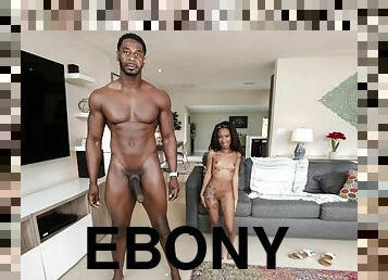 BANGBROS - Fun Size Ebony Pocketpussy Mini Stallion Stuffed With BBC