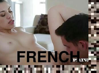 A guy fucks his french gf tiffany doll instead of giving her a massage