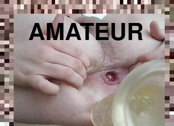 masturbation, amatör, anal, tonåring, leksak, tysk, ung18, dildo, ensam