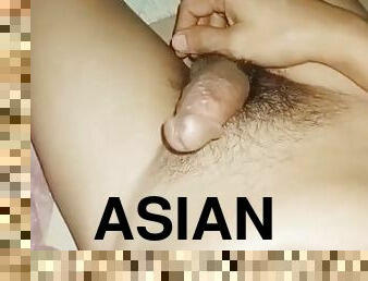 asia, mastubasi, penis-besar, remaja, handjob-seks-dengan-tangan-wanita-pada-penis-laki-laki, sentakkan, penis