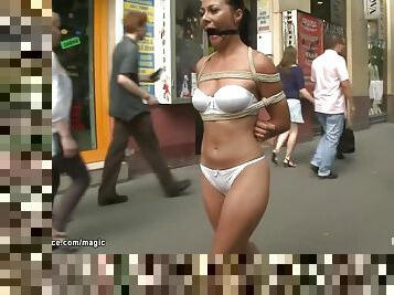 Romanian Babe Walked In Public