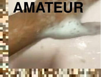 AMATEUR GETS FUCKED IN THE SHOWER “ fuck me daddy”