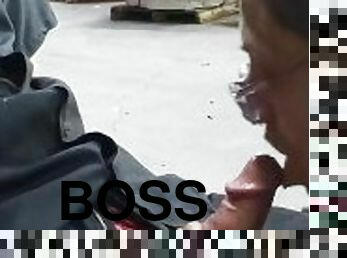 Blowing My Boss : Preview of the blowjob I gave Him at work today