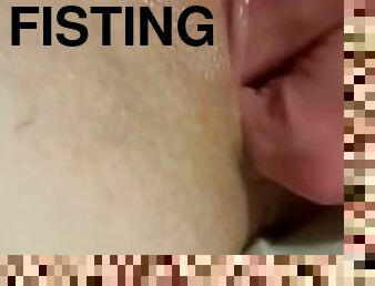 fisting, pussy, amatør, babes, milf, hardcore, alene, våt