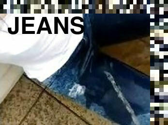 Jeans Wetting I Pee My Jeans And Then I Get Peed On By A Guy With A Big Stream!!!