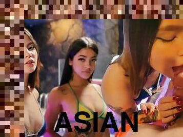 asia, vagina-pussy, sayang, lesbian-lesbian, remaja, latina, bertiga, sudut-pandang, cantik, sempurna