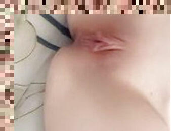 VIRGIN CAN’T STOP MASTURBATING HER WET CREAMY PINK PUSSY AFTER College