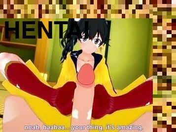 Hentai POV Feet Karen Araragi Bakemonogatari