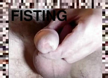 fisting, fru, amatör, anal, cumshot, hardcore, par, man, sprut, verklighet