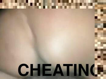 Cheating while her man in the house