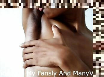 Ebony Hairy Armpit Coconut Oil Massage