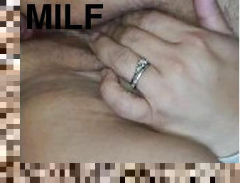 otrogen, fitta-pussy, fru, milf, hardcore, hemmagjord, mamma, hindu-kvinnor, creampie, par