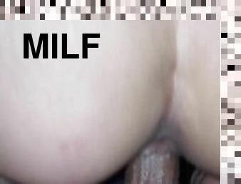 amateur, interracial, milf, hardcore, maison, maman, couple, butin, point-de-vue, mère